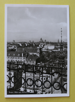 Ansichtskarte AK Posen Poznań 1930-1945 Häuser Dachlandschaft Großpolen Ortsansicht Polen Polska